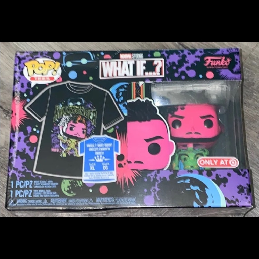 Funko Pop And T-shirt New infinity Killmonger XL
